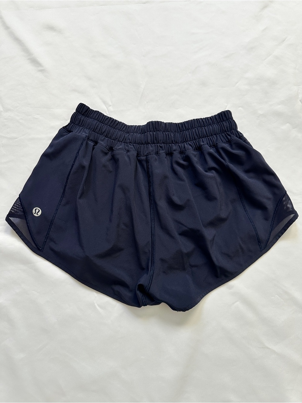 Lululemon Navy Blue Lined Running Athletic Shorts Size 2